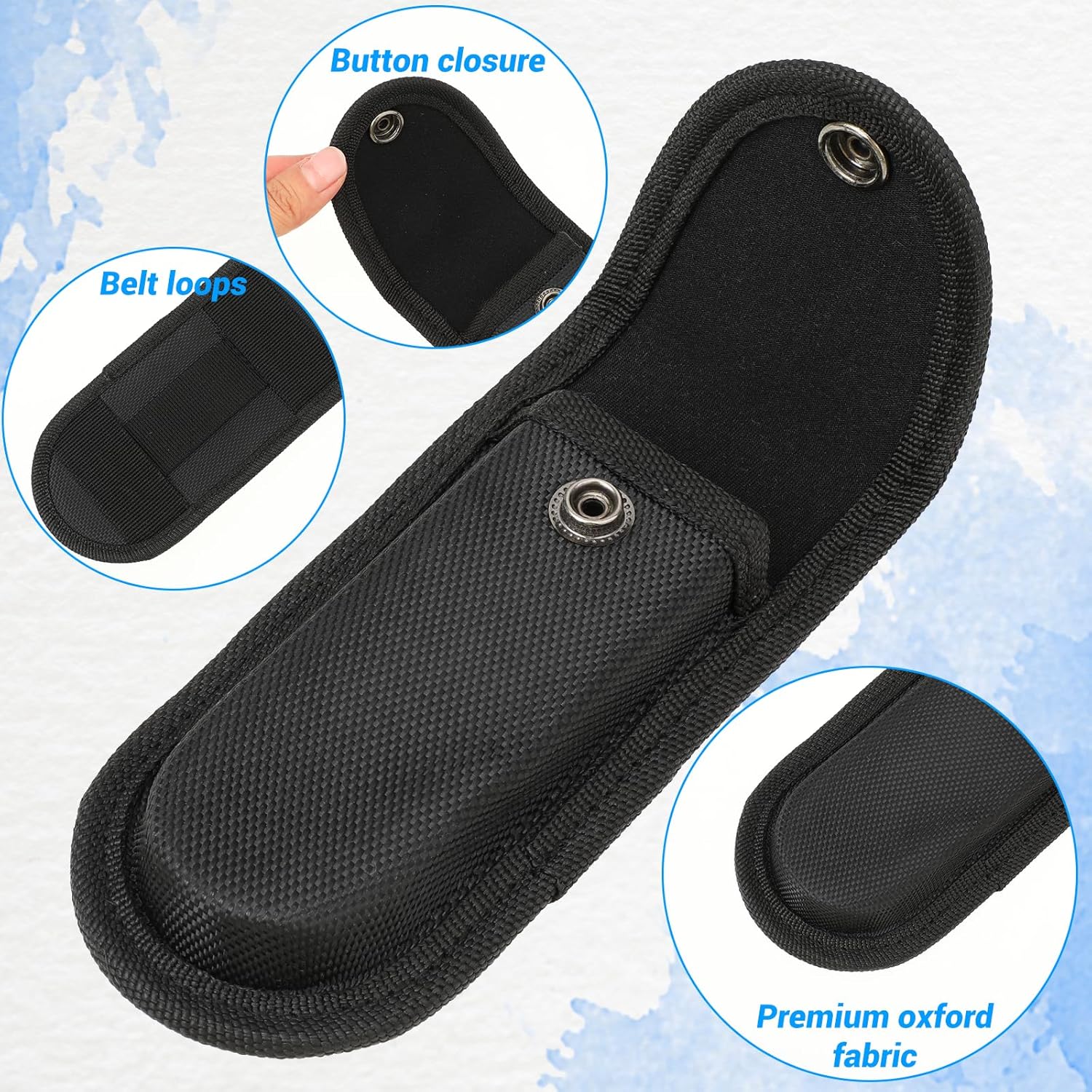 Trinkrittey Folding Knife Sheath with Snap Closure for 5-55 Multitools