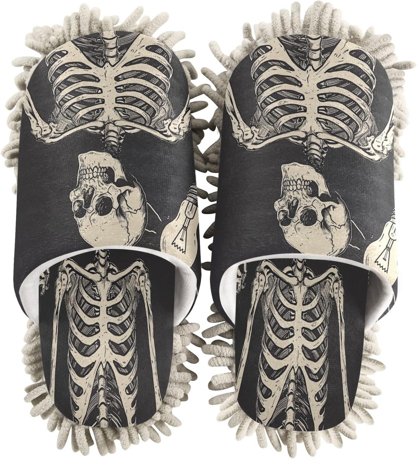 Zhirexin Comfortable Mop Slippers for Home Cleaning
