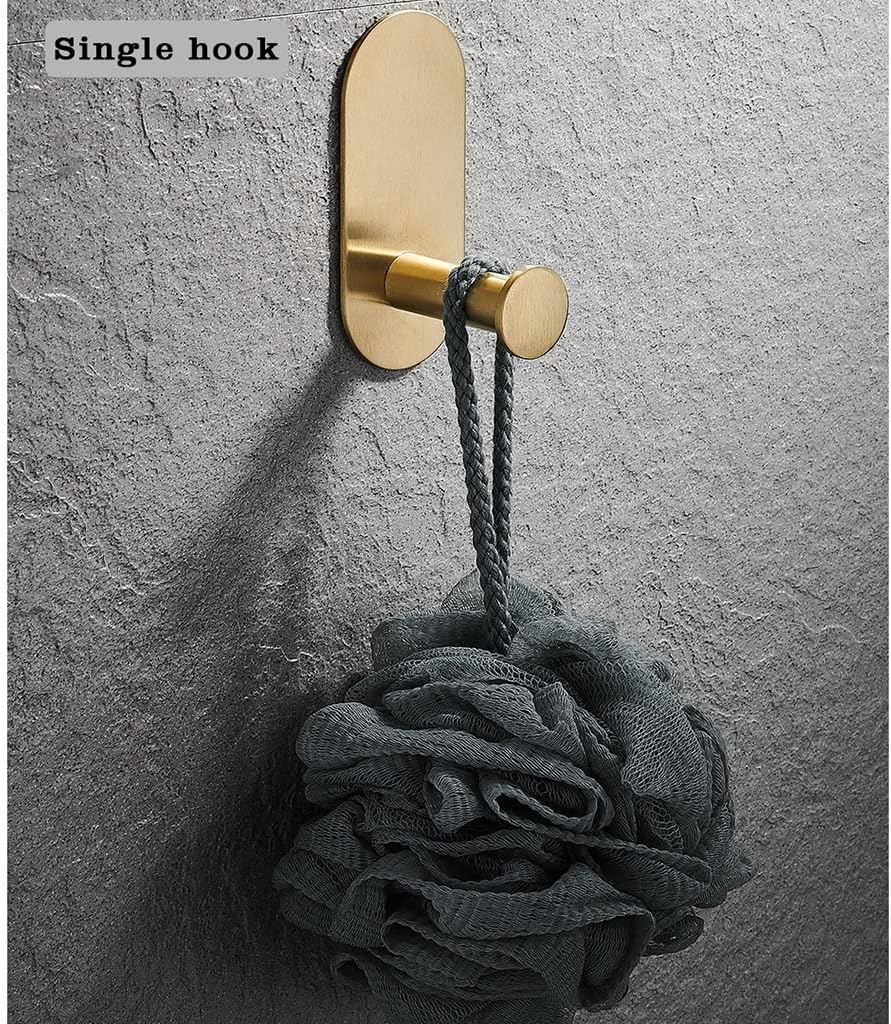 ANNBKA Bathroom Hardware Set with Robe Hook Towel Bar and Toilet Paper Holder