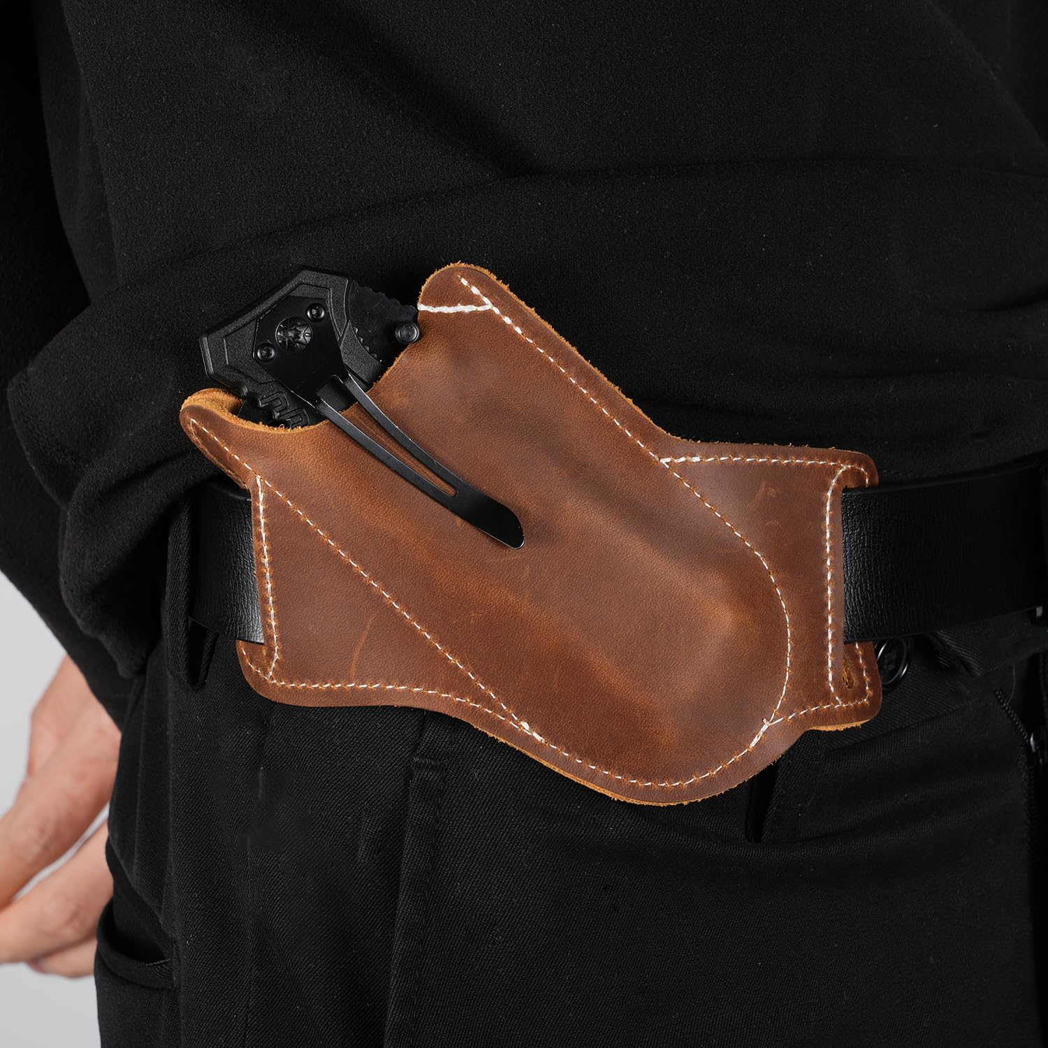 5 Inch Folding Knife Sheath for Men Belt Clip Holster