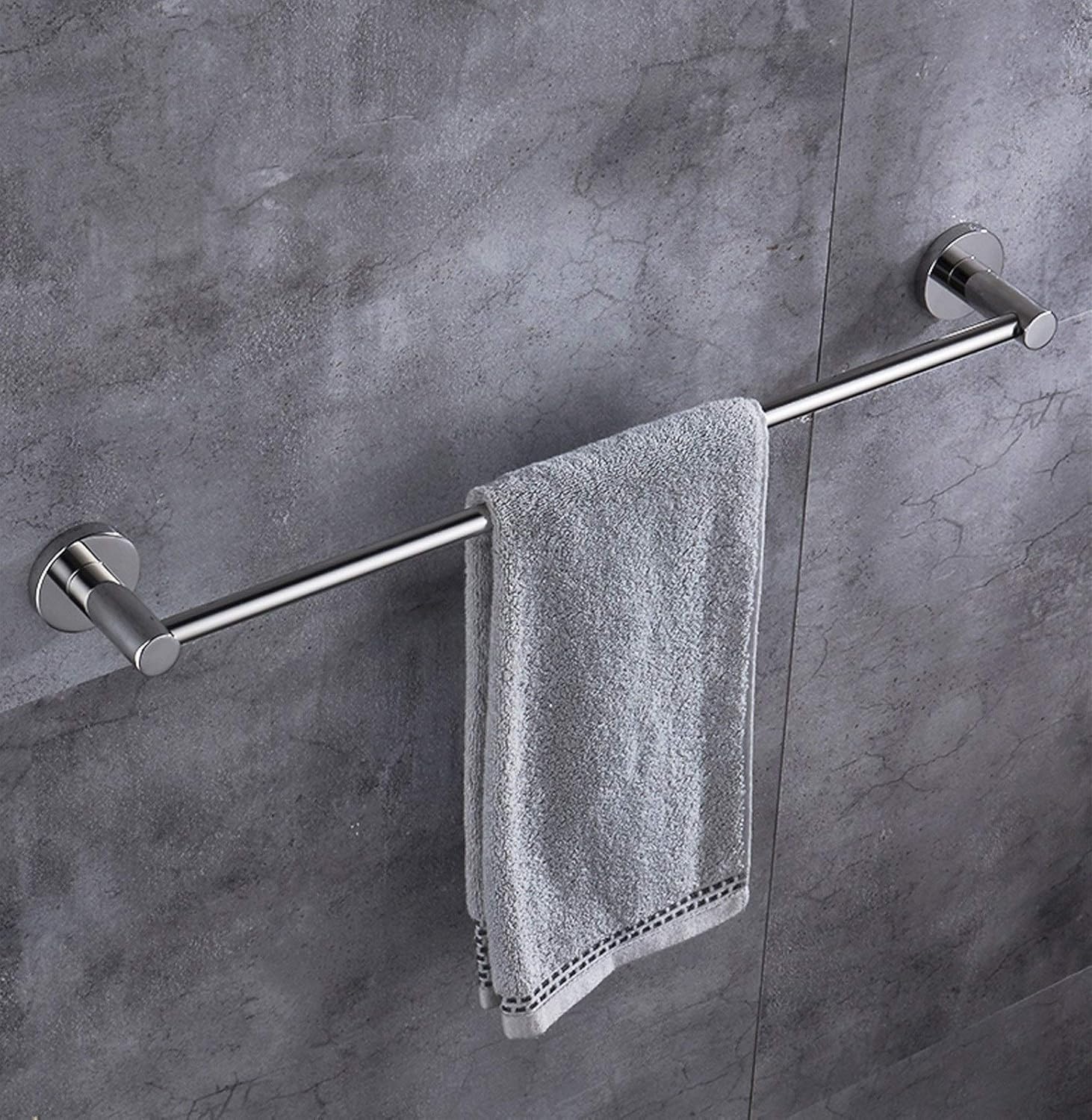 BOCbco Wall Mounted Towel Bar 50Cm Stainless Steel 1