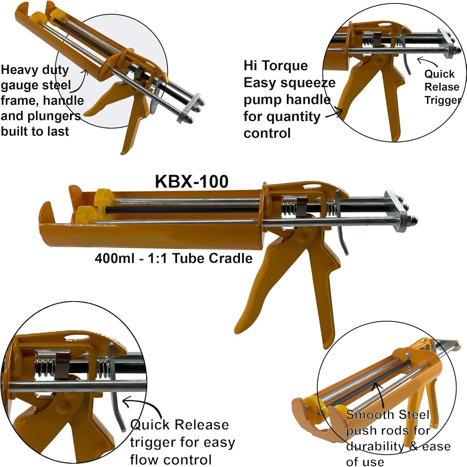KBX100 Dual Component Epoxy Dispenser with 9 Tools