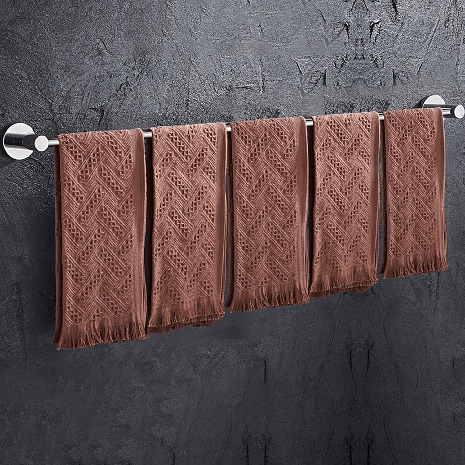 Stainless Steel Towel Rack Holder 30Cm-120Cm Polished Silver