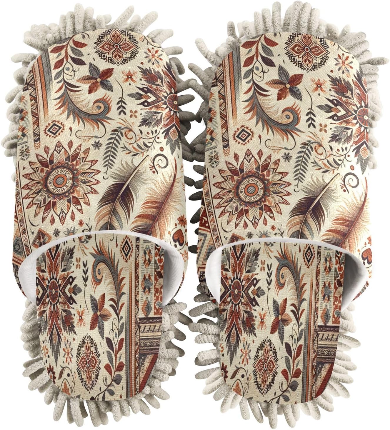 Zhirexin Mandala Pattern Cleaning Slippers