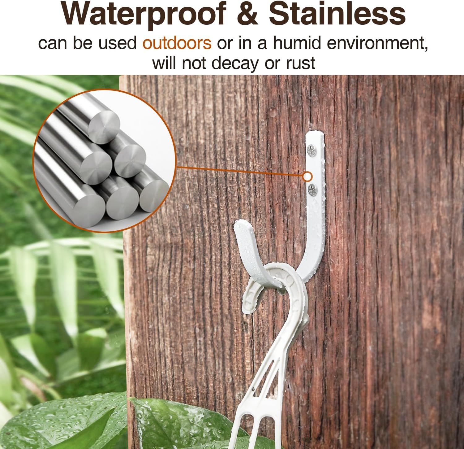Wall Hooks for Towel and Coat - 5 Pack 22LB Metal Hanger