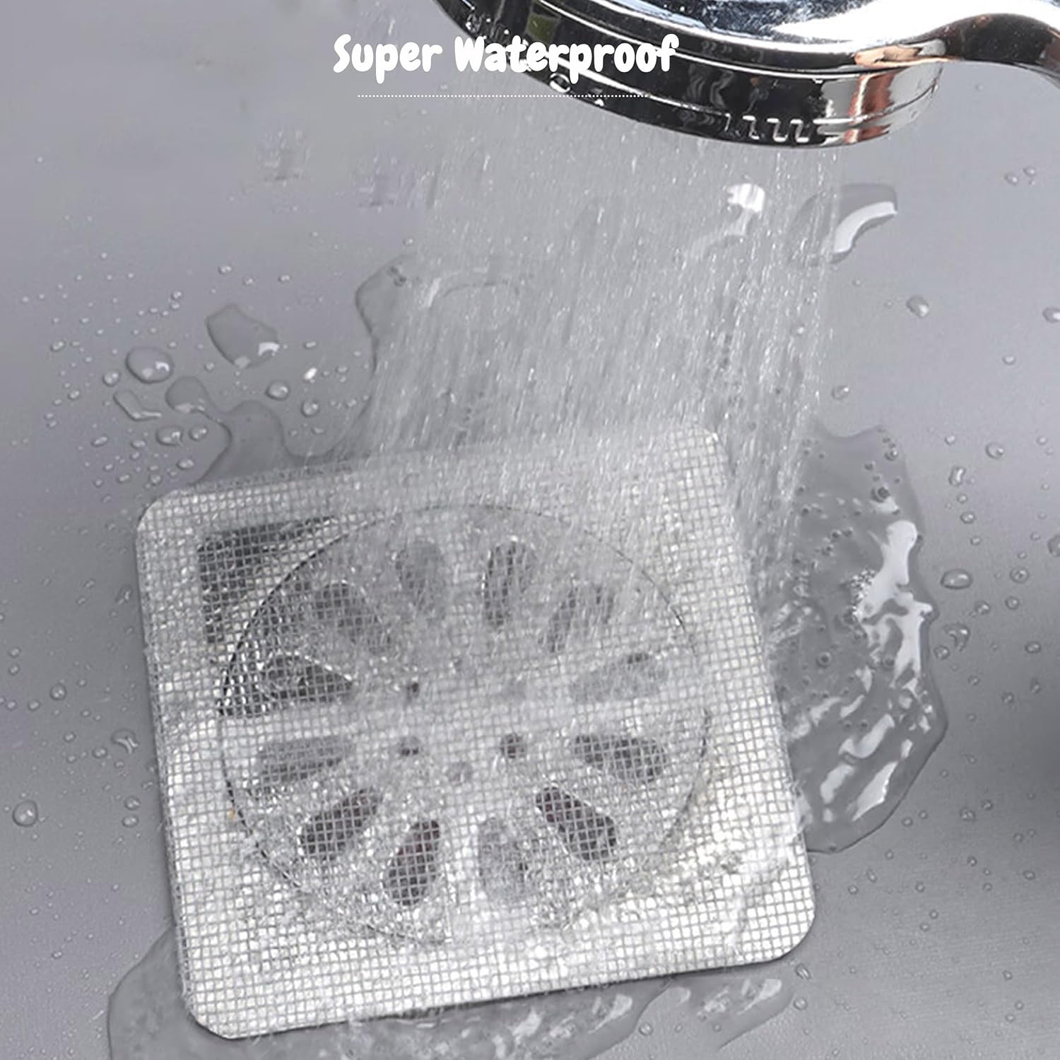 25pcs 4 X 4 Disposable Shower Drain Cover