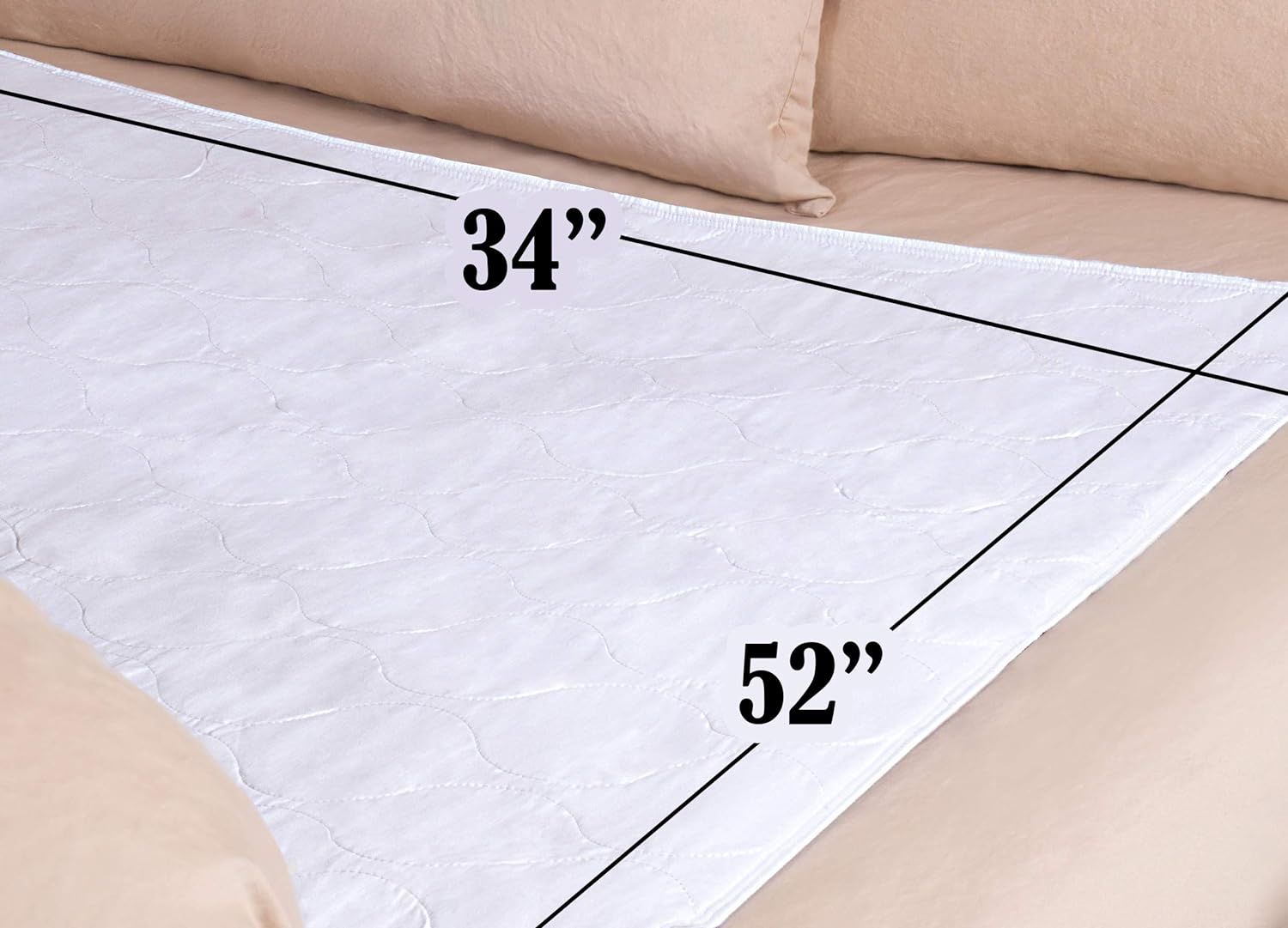 Masirs Mattress Pad Sheet Protector - 34x52 Inches