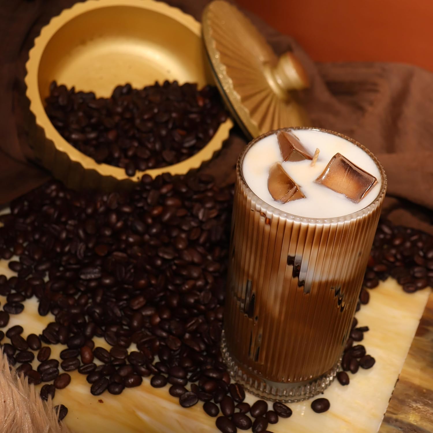 Iced Coffee Candle - 100 Hour Long-Lasting Scented Decor 1