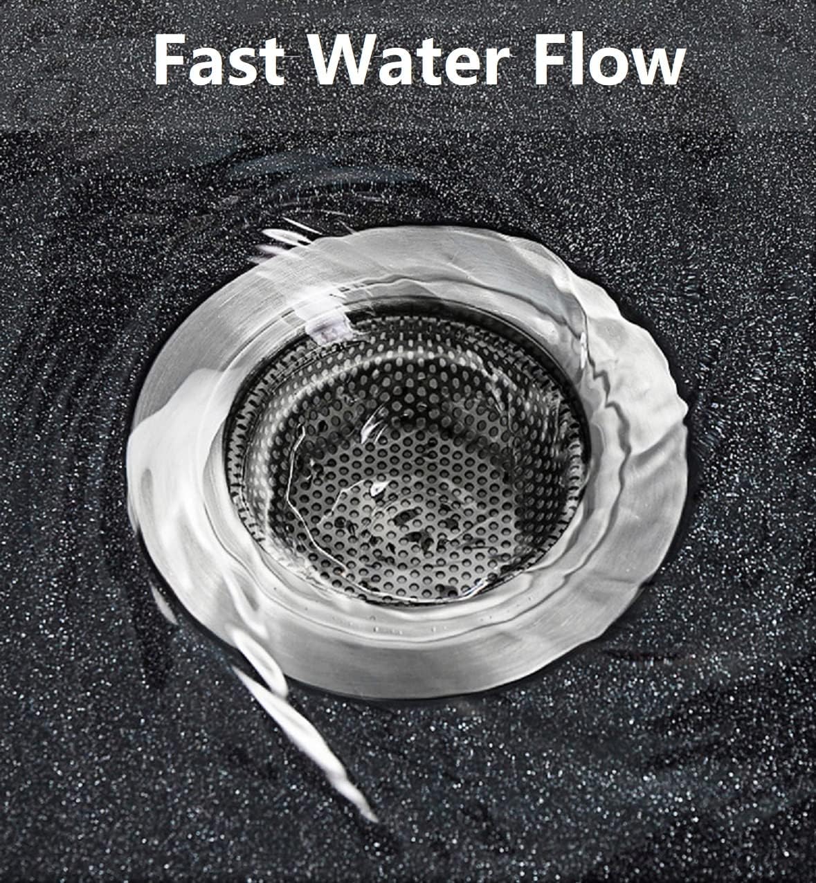 CNSZNAT 3-Pack Drain Strainers for Kitchen and Bath