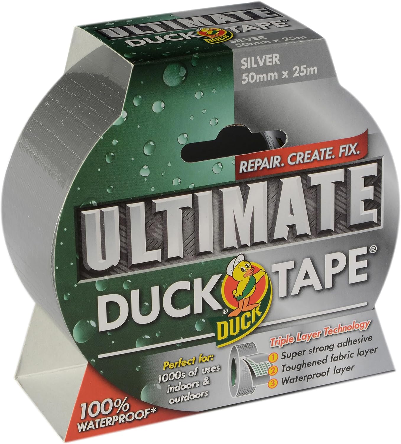 Shure Ultimate Duck Tape 25m Silver 50mm Width