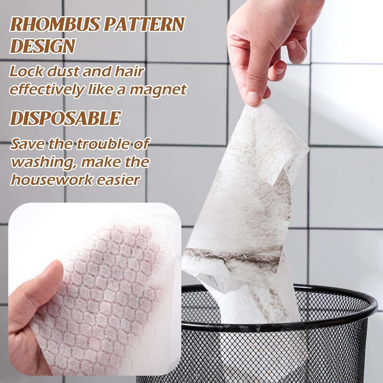 Hoolerry 900 Count Dry Mop Refills