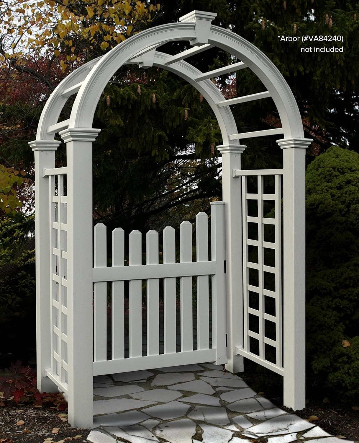 Vita 485W Vinyl Cottage Picket Gate