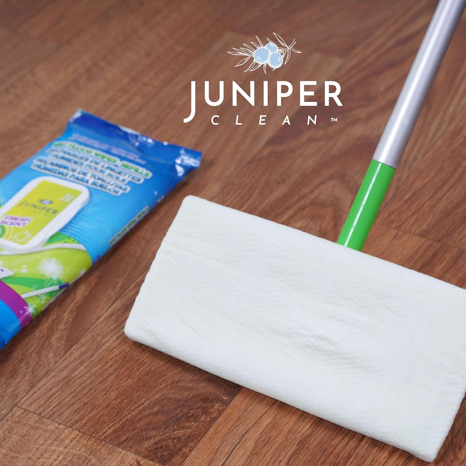 Juniper CLEAN Wet Floor Wipes 20 Count Refill Pack