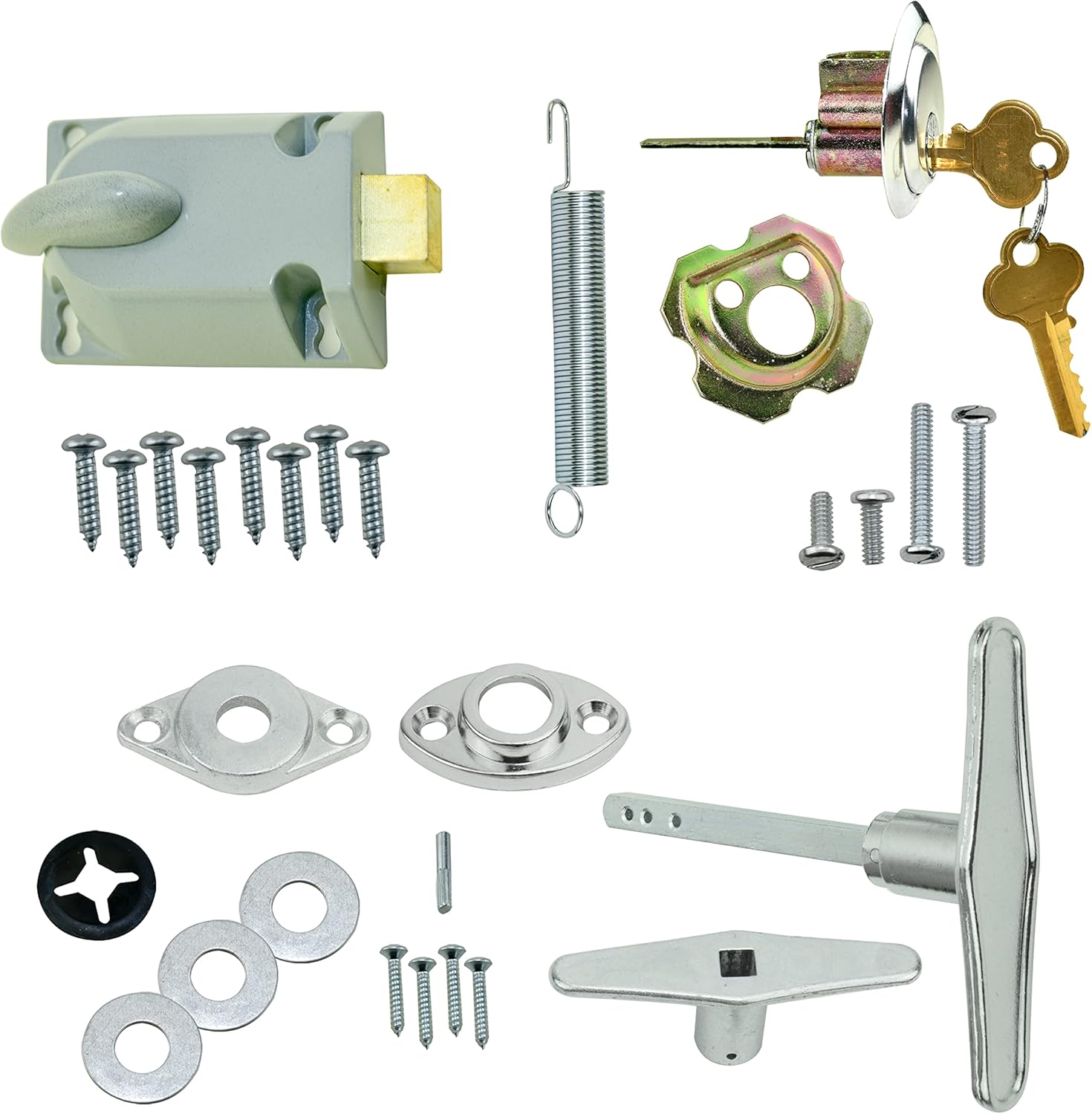 Garage Door Lock Assembly with All Hardware