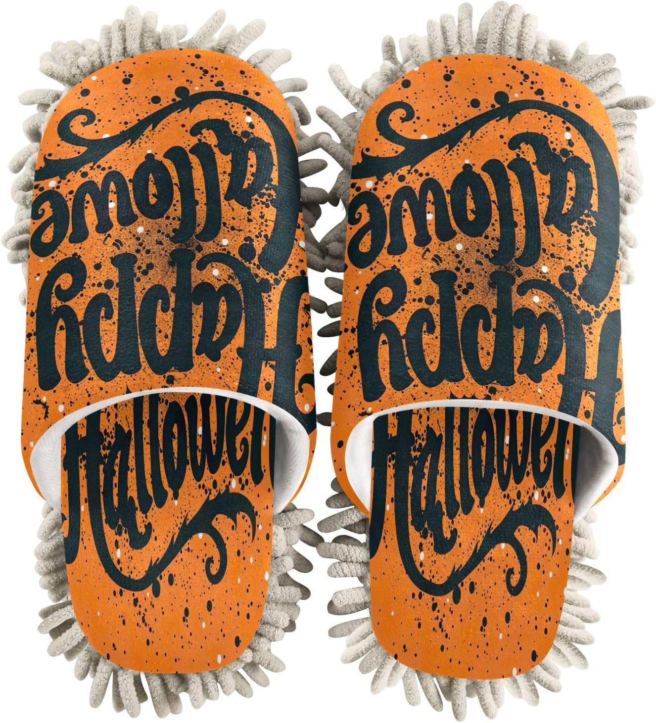 Zhirexin Halloween Kitchen Cleaning Slippers