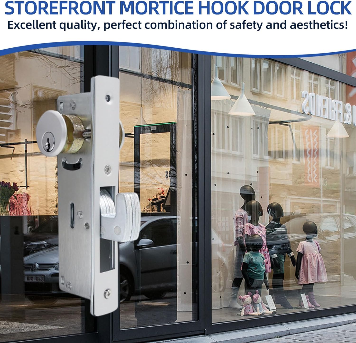 TTSITG Storefront Mortise Hook Deadbolt Lock