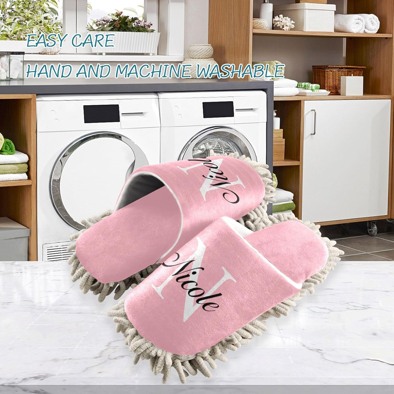 RunningBear Custom Mop Slippers for Floor Cleaning 1