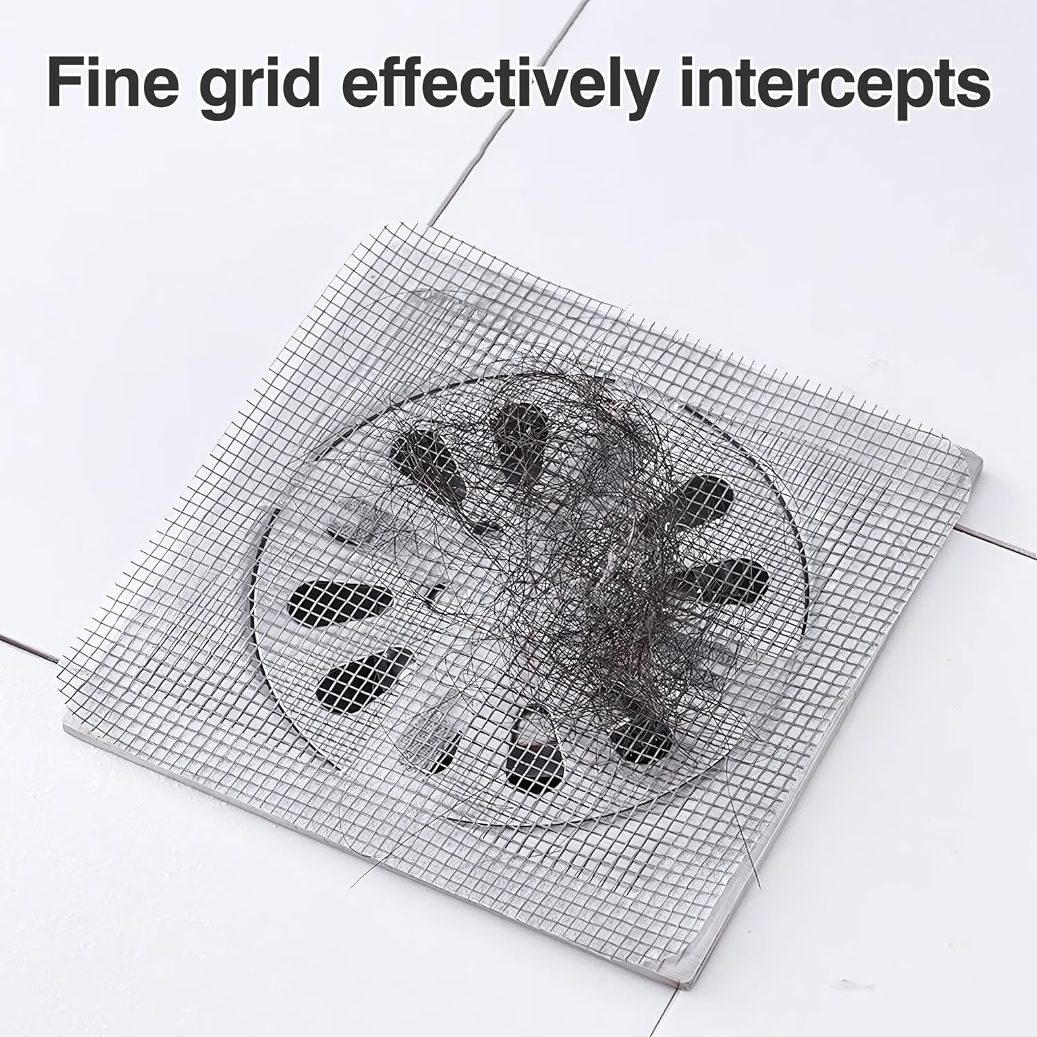 JESOT 12 Pcs Disposable Shower Hair Catcher Stickers