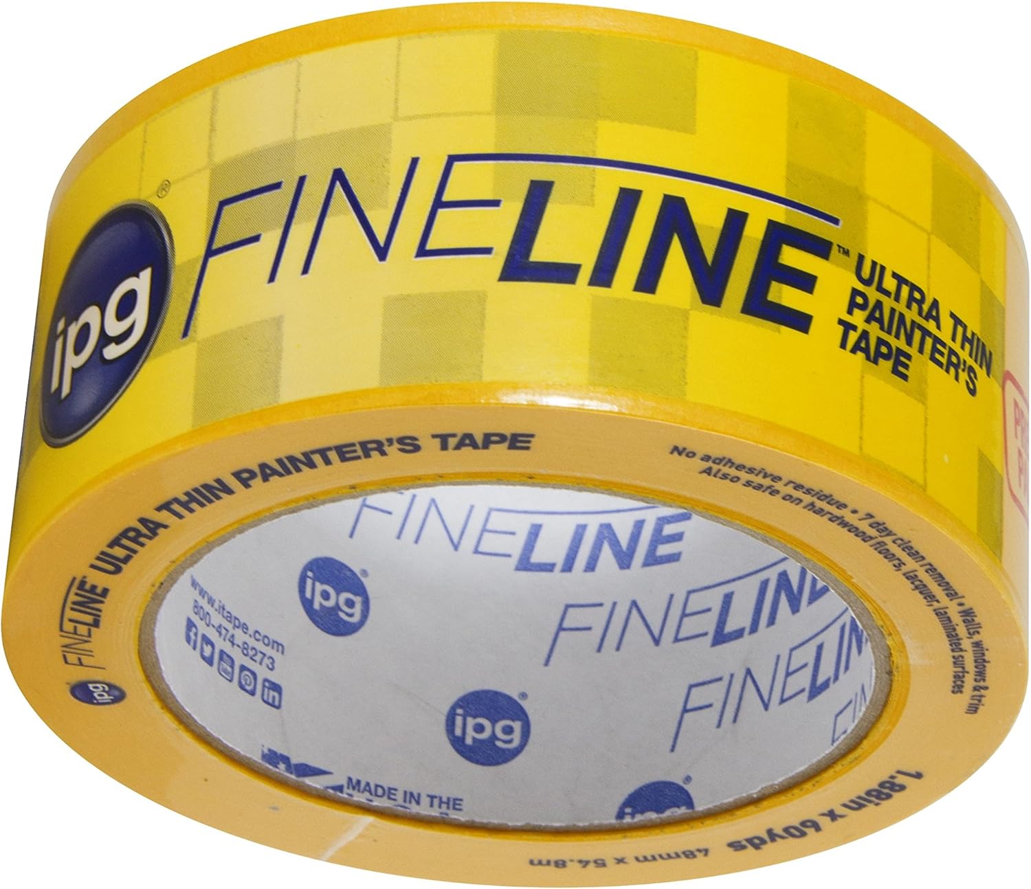 IPG Series WST4855 Fineline Ultra Thin Masking Tape 188 Inch