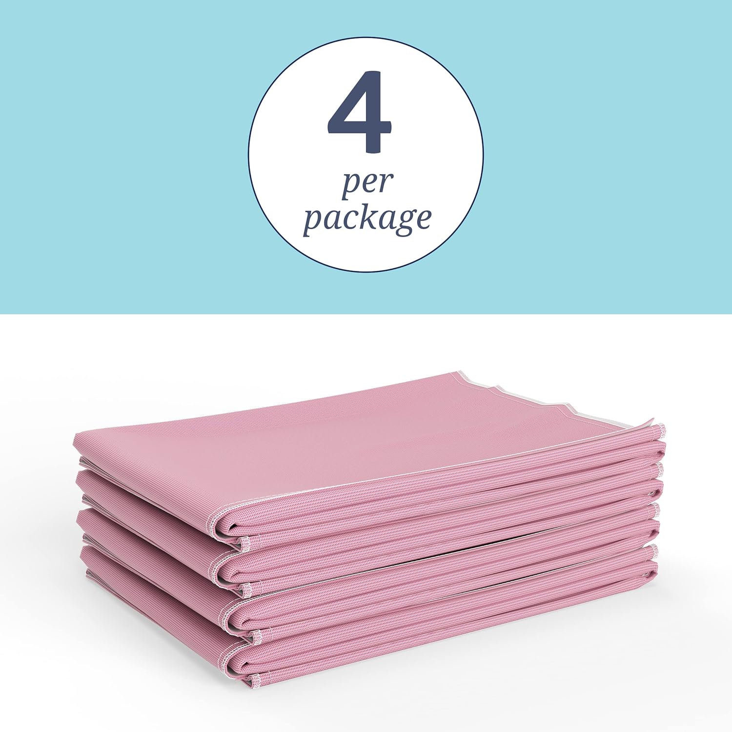Medline Washable Bed Pads Large 34 x 36 inch 4 Pack 1