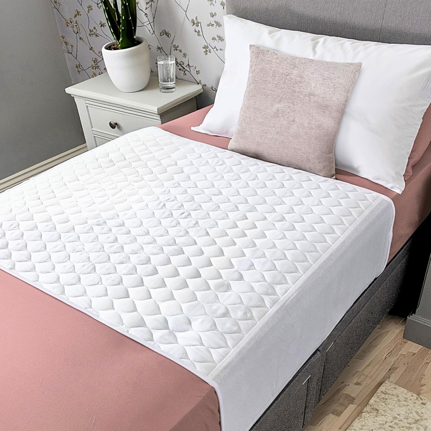 Hygge Sheets Organic Reusable Bed Pads - 100 Waterproof Twin Size